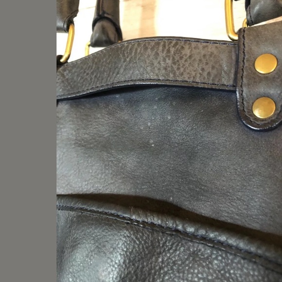 Vanessa Bruno Lune Leather Satchel Crossbody - Picture 5 of 11